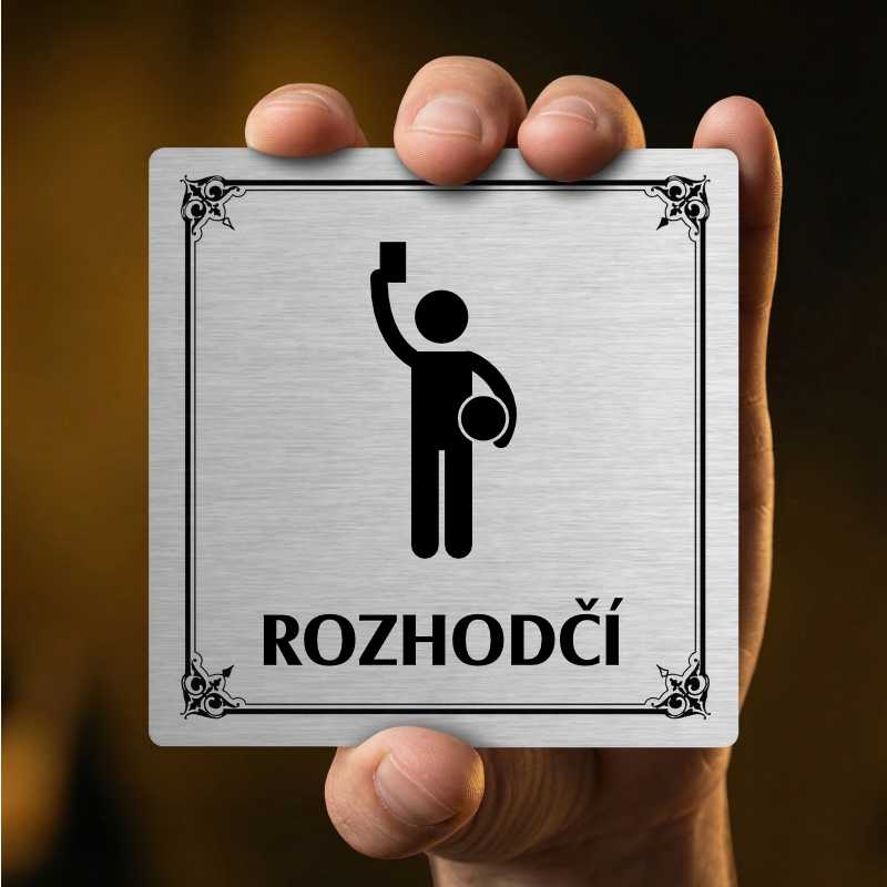 Rozhodčí, 118x118mm, pergamen, Nevada